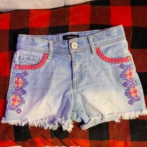 Girls jean shorts